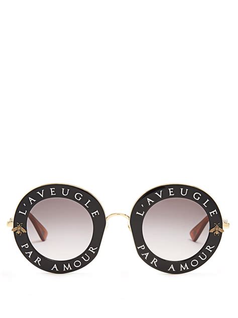 glass l'aveugle black gucci